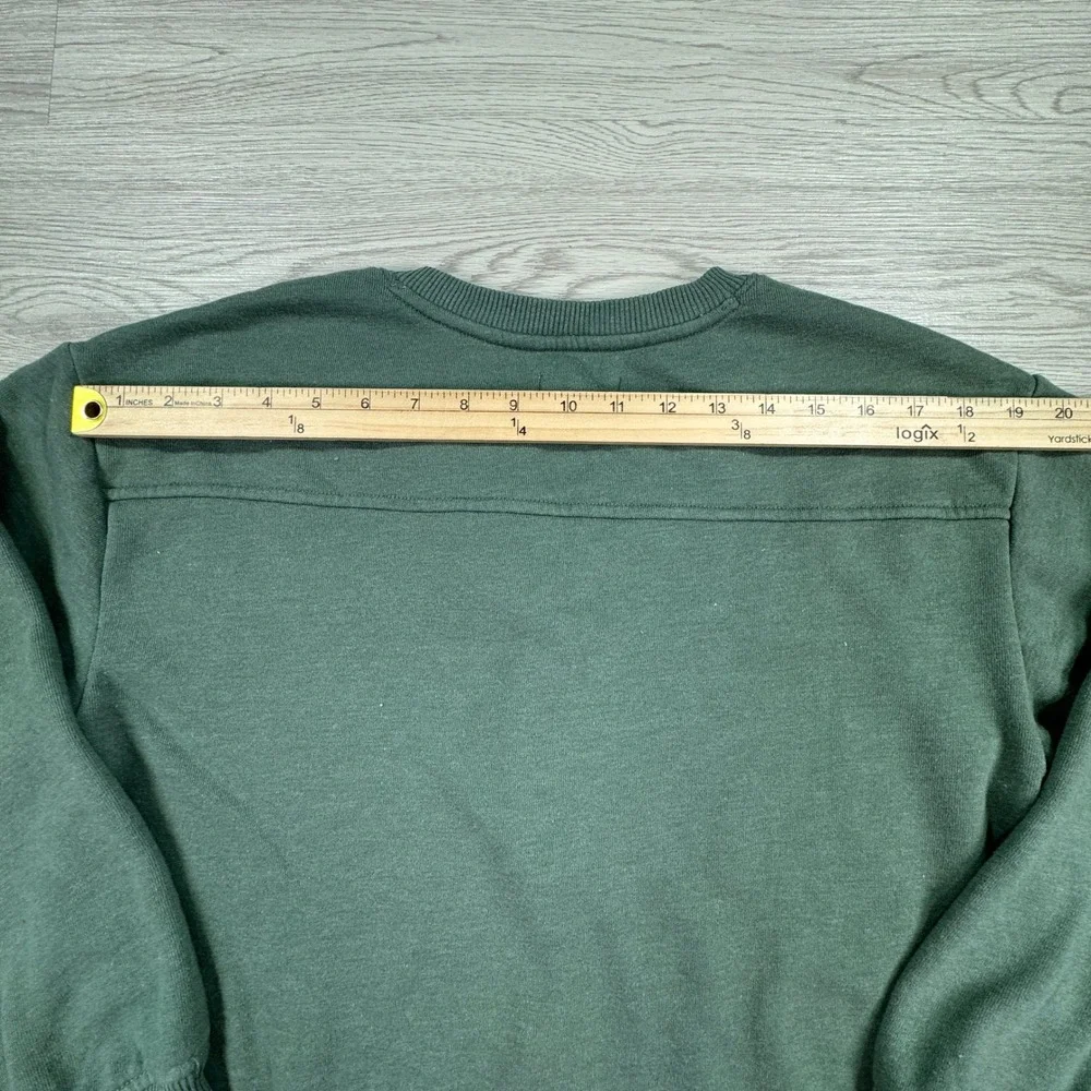 Lou & Grey Women's Lounge Set Henley Sweatshirt Joggers Green Small Soft Cozy